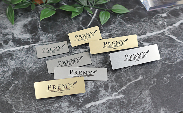 2層アクリル名札全体