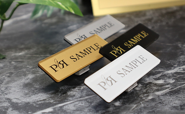 アクリル名札クリア全体