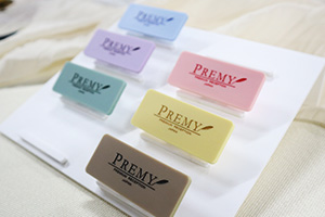 アクリル名札パステル彫刻色