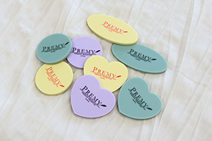 アクリル名札パステルサイズ変更