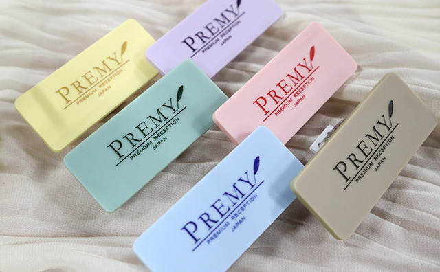 アクリル名札パステル全体