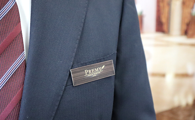 メタル名札ブロンズ