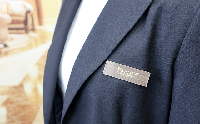 メタル名札ブロンズ