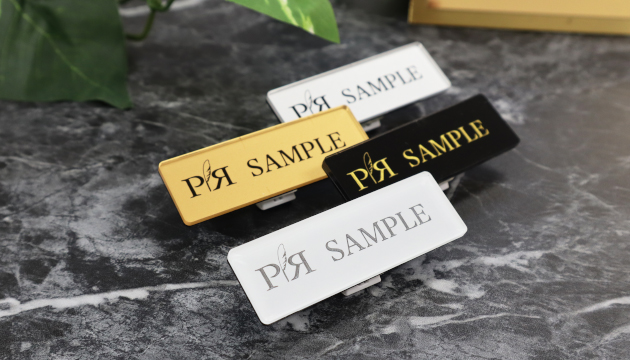 アクリル名札クリア