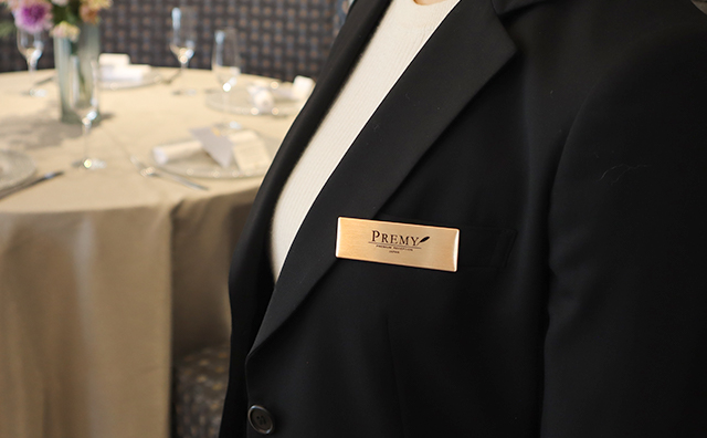 メタル名札ゴールド