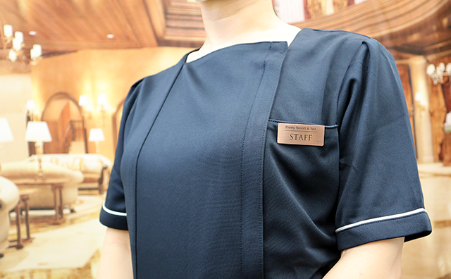 メタル名札ピンクゴールド