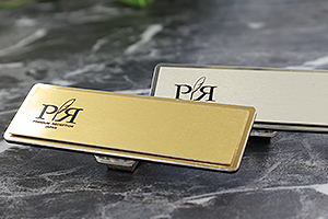 メタル名札ソリッド