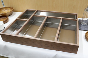 木製カトラリーケースステンレス内ケース