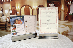 メニュースタンド横型縦型