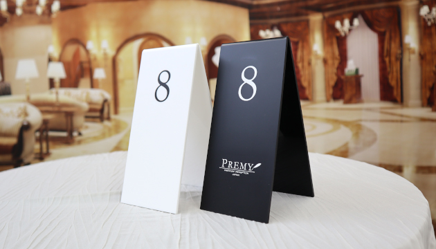 宴会テーブル札ライト