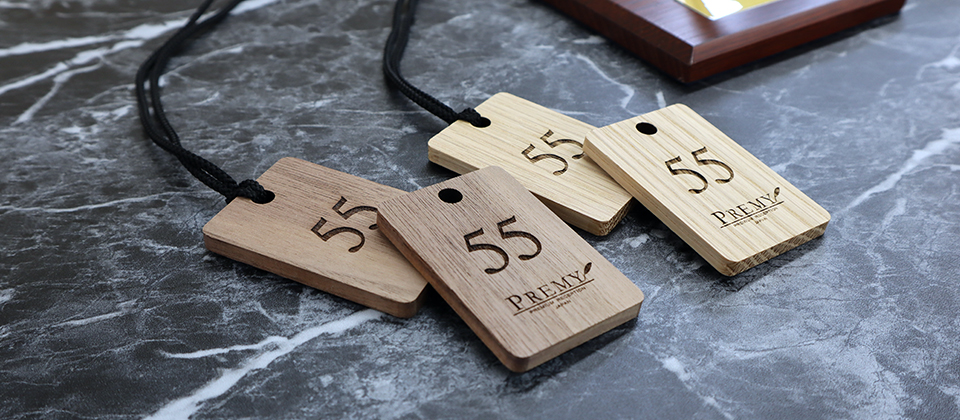 木製クローク札