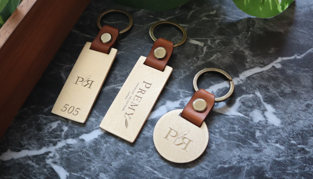 真鍮ルームキーホルダー