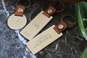 真鍮ルームキーホルダー