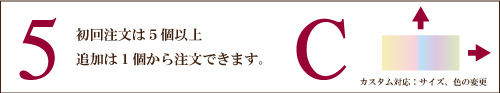 初回は5個から